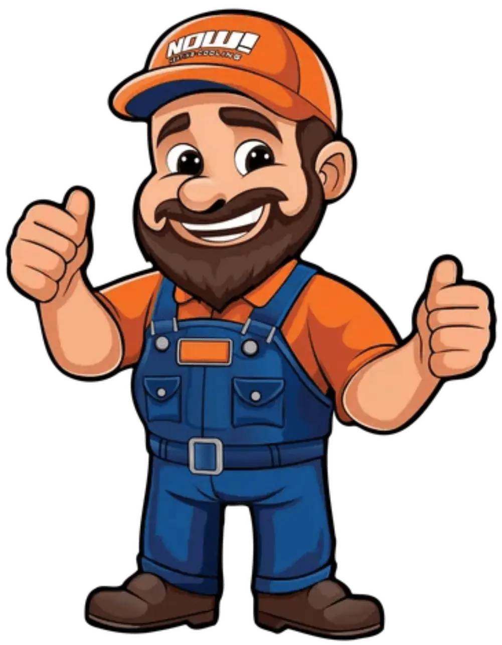 Now Heating and Cooling Mascot