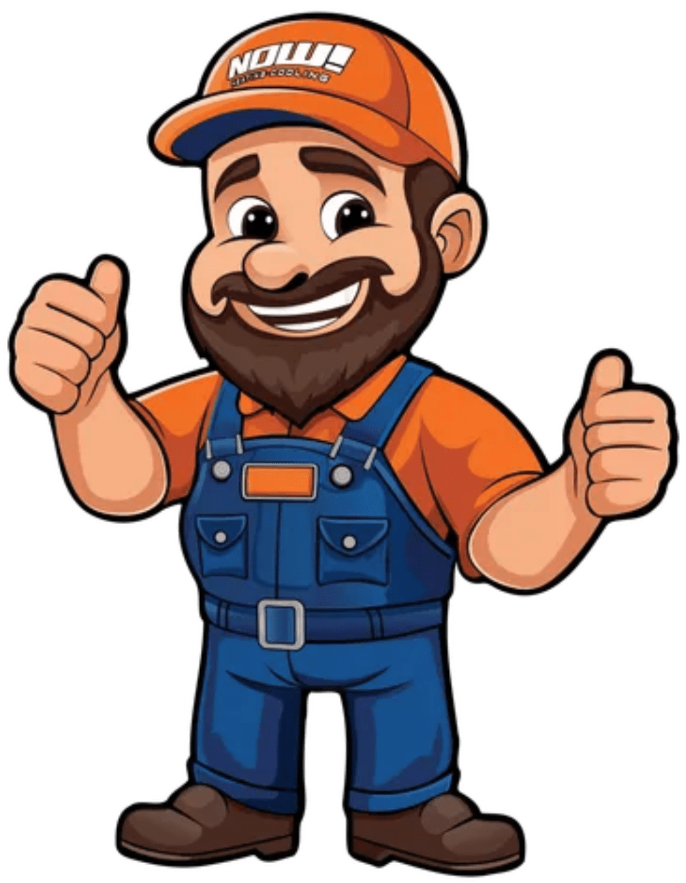 Now Heating and Cooling Mascot